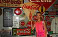 Summer Work Travel Participant Summer Photo Coca-cola sign